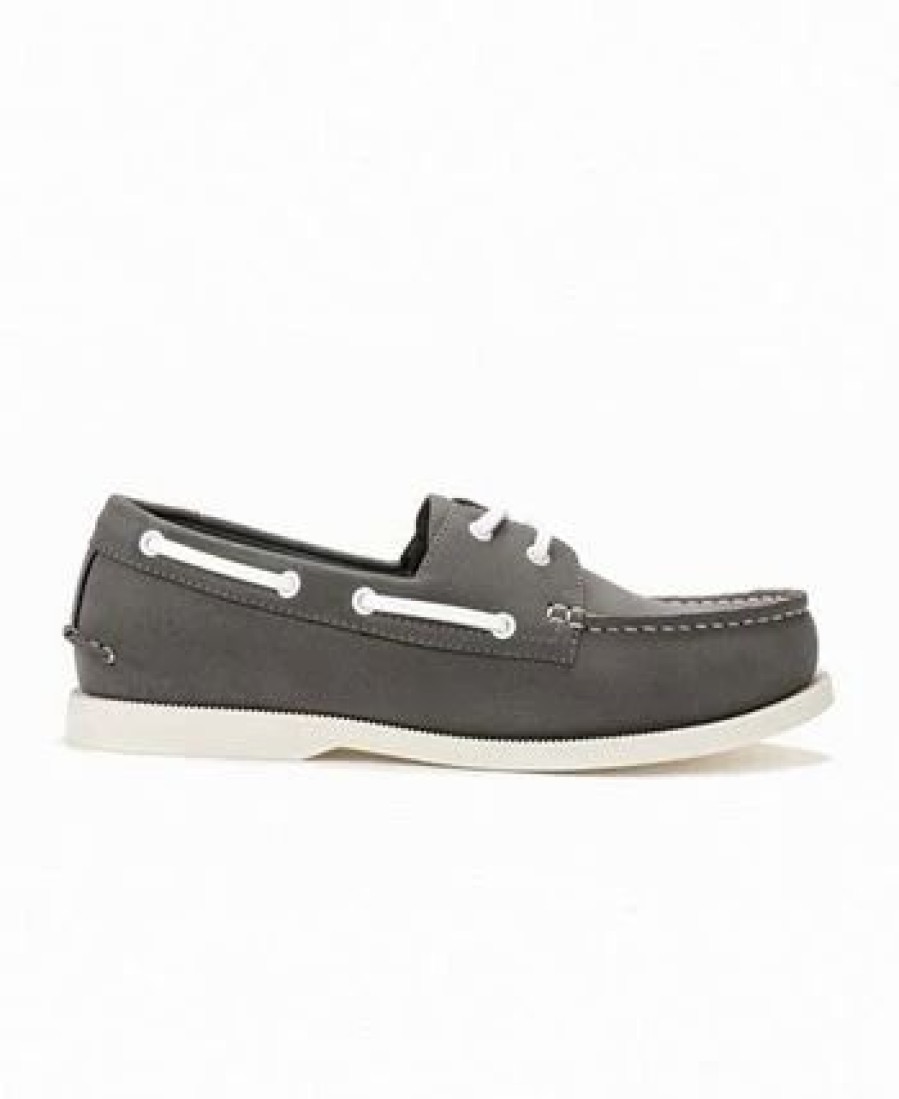 All Men'S Shoes * | Club Room Men'S Boat Shoes, Created For Macy'S Gray