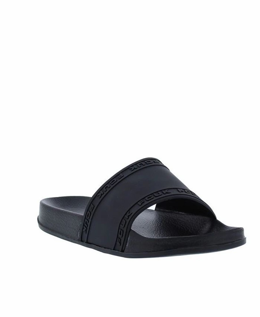 All Men'S Shoes * | French Connection Men'S Fitch Slip On Slide Sandals