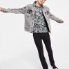 All Men'S Clothing * | Inc International Concepts Men'S Classic-Fit Denim Moto Jacket, Classic-Fit Graphic T-Shirt & Slim-Straight Fit Jeans, Created For Macy'S