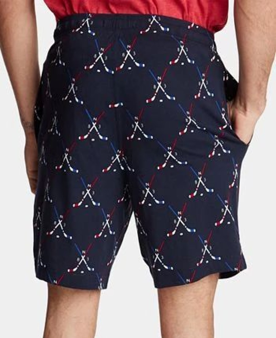 Pajamas & Robes * | Nautica Men'S Printed Cotton Pajama Shorts