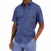 Casual Button-Down Shirts * | Alfani Men'S Honey Classic-Fit Stretch Geo-Print Button-Down Shirt, Created For Macy'S