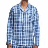 Pajamas & Robes * | Polo Ralph Lauren Men'S Plaid Woven Pajama Top Monroe Plaid