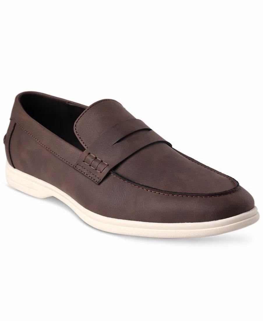 All Men'S Shoes * | Alfani Men'S Leon Loafer, Created For Macy'S Brown