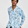 Casual Button-Down Shirts * | Inc International Concepts Men'S Jess Classic-Fit Long Sleeve Floral Print Camp Shirt, Created For Macy'S Angel Falls