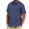 Casual Button-Down Shirts * | Club Room Men'S Pisa Medallion Print Refined Woven Short-Sleeve Shirt, Created For Macy'S