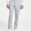 Pants * | Alfani Men'S Regular-Fit Polyspan Blend Solid Suit Pants, Created For Macy'S