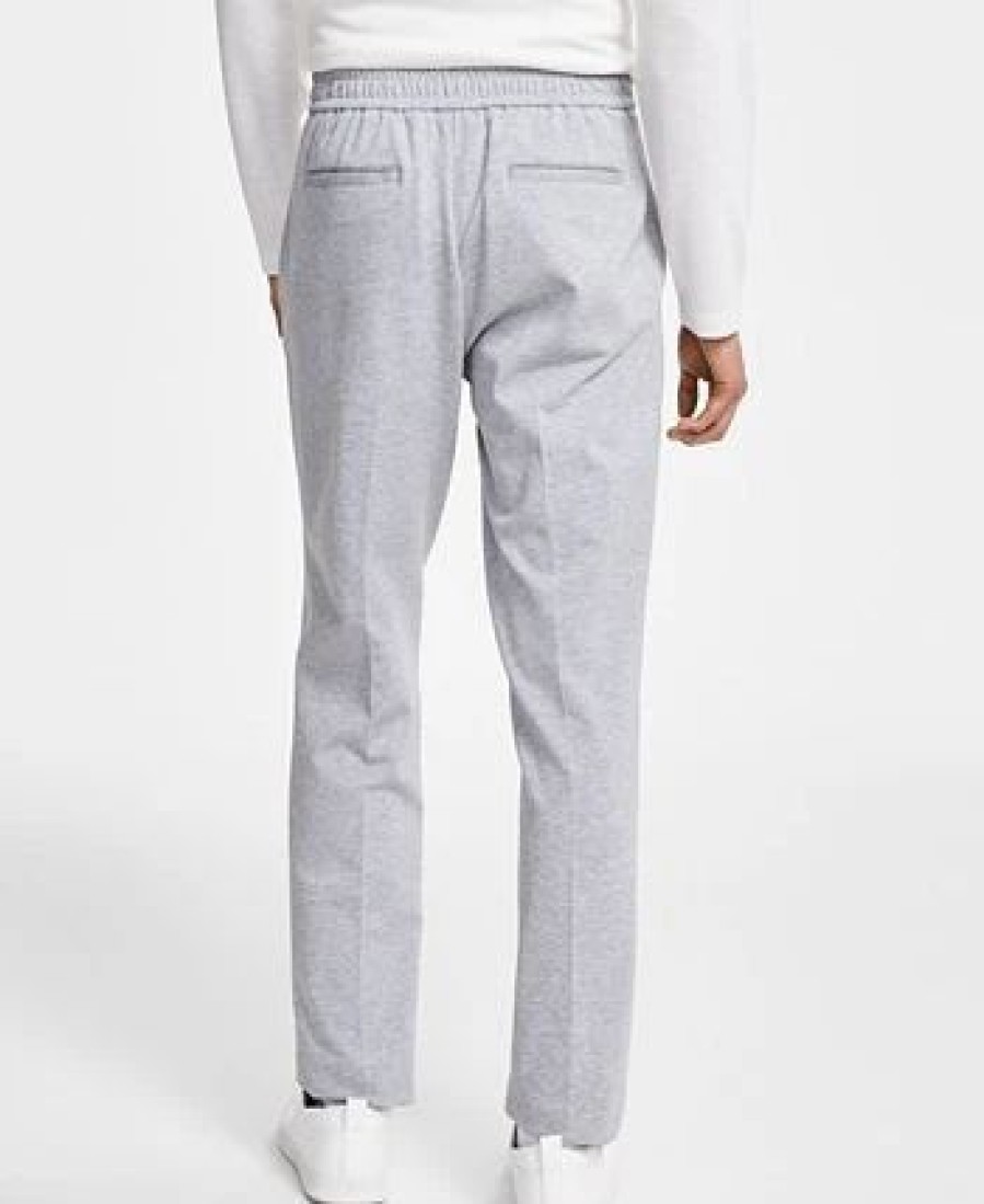 Pants * | Alfani Men'S Regular-Fit Polyspan Blend Solid Suit Pants, Created For Macy'S