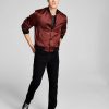 All Men'S Clothing * | And Now This Men'S Slim-Fit Stretch Jeans, Satin Bomber Jacket & Raglan Crewneck Sweater, Created For Macy'S