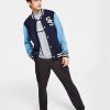 All Men'S Clothing * | Sun + Stone Men'S Fleece Bomber, Chest-Stripe T-Shirt & Cargo Pants, Created For Macy'S