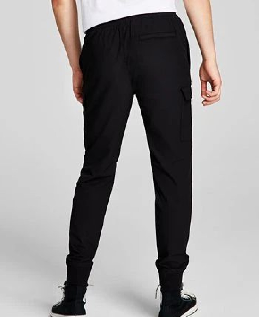 Pants * | And Now This Men'S Classic-Fit Stretch Cargo Joggers